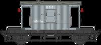7F-200-023 BR 20T Brake Van London Transport Diagram 1/507 B.581