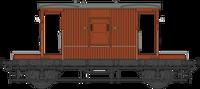 7F-200-027 BR 20T Brake Van BR Bauxite Unnumbered