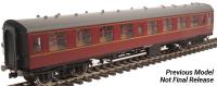 Mk1 SK Second Corridor in BR maroon with window beading - M24165 - digital fitted