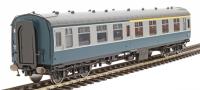 Mk1 CK Composite Corridor in BR blue and grey with window beading - unnumbered
