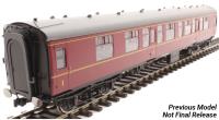 Mk1 CK Composite Corridor in BR maroon with window beading - W15425 - digital fitted