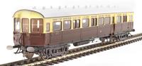 GWR Diagram 'N' 59' Autocoach 38 in GWR chocolate and cream with Twin Cities crest - light bar & digital fitted