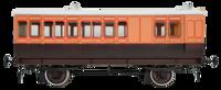 7P-020-050 Stroudley 4 Wheel LSWR suburban oil lit brake 3rd No 178