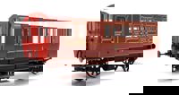7P-020-581 Stroudley 4 Wheel Gas Lit Brake 3rd Lined Brown 892 7P-020-581 Stroudley 4 Wheel Gas Lit Brake 3rd Lined Brown 892