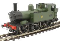 Class 48xx 0-4-2T in GWR unlined green with shirtbutton logo - unnumbered