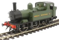 Class 58xx 0-4-2T 5811 in GWR green with Great Western lettering