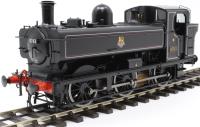 Class 57xx 0-6-0PT pannier 8763 in BR lined black with early emblem