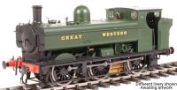 Class 57xx 0-6-0PT pannier 6748 in GWR unlined green with shirtbutton logo - digital fitted