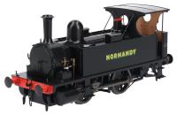 LSWR Class B4 0-4-0T 96 "Normandy" in black - as preserved