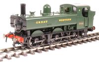 Class 64xx 0-6-0PT pannier 6412 in Great Western green - DCC sound fitted