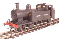 Class 3F 'Jinty' 0-6-0T in BR black with 'BRITISH RAILWAYS' lettering - unnumbered