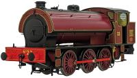 Austerity 0-6-0ST 22 in United Steel Company lined red - Digital fitted