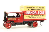 80202 Foden Flatbed Steamer with lift van 'Bishop & Sons'