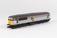Class 56 56092 in Railfreight Coal Grey
