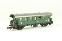 8060 4 wheel 2nd class coach in DB green