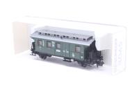 8065 Ex-Prussian 3rd class coach with baggage compartment of the DRG