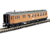 808101 6 axled type WR 6u restaurant coach of the German DRG in Mitropa light brown livery Epoch II