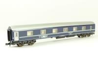 8117 Sleeping coach, type WLAm in TEN (Trans Euro Nacht) livery of the SBB 71 85 72-80 502-3