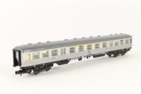 8121 type ABnrz 704.2 1st/2nd class passenger car of the DB - 50 80 31-34 023-7/50 80 31-34 025-2