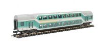8121K 1st/2nd class d/deck coach of the DB in green & grey livery