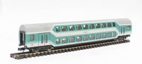 8122 2nd class d/deck coach of the DB in green & grey livery