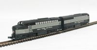 81357 Baldwin RF16 Sharknose 3807 A & B diesel locomotives in New York Central livery