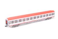 814432 UIC-Z (Eurofima) 2nd class coach (Bmz) of the OBB - orange, white and grey 61 81 21-70 120-4