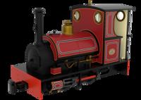 814509 Peckett & Sons Cranmore Class 0-4-0ST FR Style Lined Red Steam Locomotive - DCC Fitted
