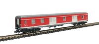 8150 Baggage coach of the DB AG in red & white livery