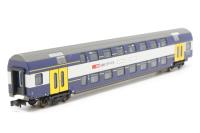 8154 Type AB 1st/2nd class composite double deck car of the SBB - 50 85 36-33 009-7/029-5