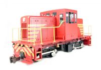 81898 45-tonner GE - red with yellow stripes