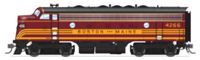 F7A EMD B&M 4266 Maroon & Imit. Gold - Paragon 4 sound fitted