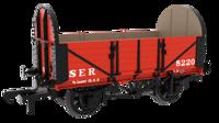 824002 SER/SECR 5-plank 10 ton open wagon - SER Red No. 8220