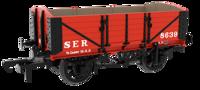 824003 SER/SECR 5-plank 10 ton open wagon - SER Red No. 8639