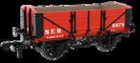 824004 SER/SECR 5-plank 10 ton open wagon - SER Red No. 8879