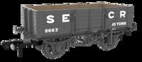 824016 SER/SECR 5-plank 10 ton open wagon - SECR Maunsell Dark Grey No. 8663