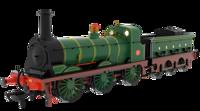 825010 SER O Class 0-6-0 No. 49 Plain Black SECR Lined Green (simplified) Steam Locomotive