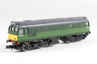 Class 25 D7645 in BR Two Tone Green