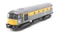 Class 33/0 33025 'Sultan' in BR Civil Engineers Grey & Yellow