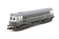 Class 33 D6572 in BR Green