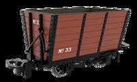 833007 Wooden Hopper - Light Brown No. 33