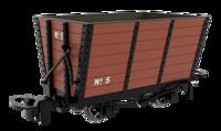 833008 Wooden Hopper - Light Brown No. 5