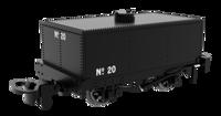 833101 Rectangular Tank - Plain Black No. 20