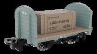 833203 Round Ended Flat - Plain Grey No. 7 (with removable crate)