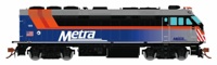 83709 F40PHM-2 EMD "Village of Buffalo Grove" 212 of Metra - digital sound fitted
