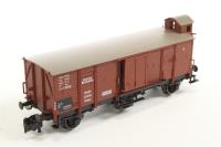 8380 3-Axle Covered Goods Wagon with Brakeman's Cab of the DRG, Epoch II