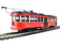 84606 American Peter Witt street car with full interior & lights in "St. Louis Railways" livery (DCC on board)