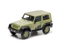 86042 2012 Hard Top Jeep Wrangler, US Army Custom Decoration Light Green  (d)