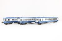 8621 Coffret Autorail 3-Car DMU XBD 4923 in SNCF Blue & White