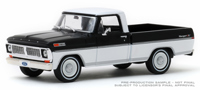 86338 1970 Ford F-100 Pickup, Raven Black/Pure White